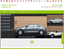 Tablet Screenshot of budgetautosalesonline.com